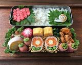 お弁当にぴったり！可愛いお花の肉巻き作り方10写真