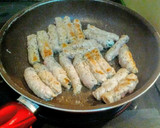 アイヌネギの豚肉巻き(行者にんにく)作り方3写真