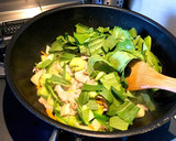 材料少しで簡単！豚バラと青梗菜の簡単炒め作り方5写真