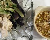 なすと鶏むねの冷製香味ダレ作り方4写真