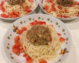 鯖の水煮缶とトマトの、冷製パスタ！作り方11写真