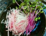 さっぱり♥梅酢ソースの赤系サラダ作り方5写真