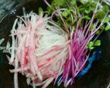 さっぱり♥梅酢ソースの赤系サラダ作り方10写真