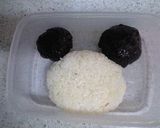 ご飯がパンダくん♪♪キャラ弁作り方1写真