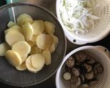じゃがいもとナスのチーズカレー炒め作り方1写真