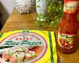 エビ茄子ズッキーニのスイートチリソース作り方3写真
