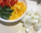 パプリカと豚肉のオイスターソース炒め作り方1写真
