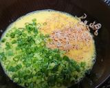 レンチン！【干しエビと小葱のだし巻き卵】作り方2写真