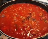 柔らかか豚肩ロースのトマトソース煮込み作り方5写真