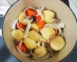 ベーコンで洋風肉じゃが作り方3写真