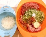 一気に2品☆メンチカツとフライパンバーグ作り方1写真