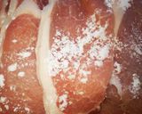 豚肉のバジルソース作り方1写真