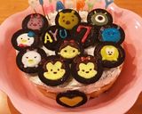 誕生日 ケーキ ツムツム 白雪姫作り方4写真
