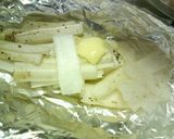 ✿旬の山うどの❀ホイル蒸し✿バター醤油味作り方6写真