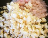 鶏の胸肉と油揚げの味ご飯☆おにぎり作り方3写真