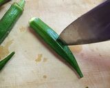 【ヤンニョムで食べる夏野菜。オクラ】作り方6写真