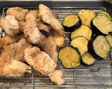 カレイと夏野菜の揚げ浸し ソーメン仕立て作り方6写真