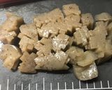 南瓜と揚焼き鶏団子のこっくり煮作り方1写真