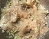 南瓜と揚焼き鶏団子のこっくり煮作り方3写真