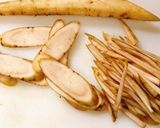 ごぼうとキノコの豚バラ味わいスープ作り方1写真