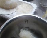 塩昆布・天かす・青のりの、大きいおむすび作り方2写真