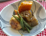 南瓜と揚焼き鶏団子のこっくり煮作り方11写真