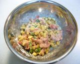 大豆と豚肉のかき揚げ作り方2写真