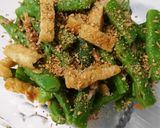インゲン豆とツナの炒め物作り方5写真