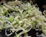 コンビーフとキャベツのチーズホットサンド作り方1写真
