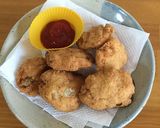 揚げたてウマ!肉不使用のおから肉団子風作り方6写真
