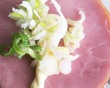 簡単/計量不要☆つまみ/ハムマヨにんにく作り方3写真