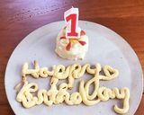 豆腐で1歳の誕生日ケーキ作り方11写真