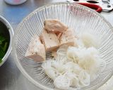 サラダチキンのトマト盛りみそドレ作り方2写真