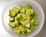 海老アボカド豆腐トマト☆わさびマヨサラダ作り方3写真