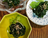 セロリの葉と海苔佃煮の和え物作り方4写真