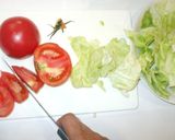 トマトツナ缶のパスタ♪簡単チーズキャベツ作り方2写真
