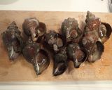 ヒメエゾボラ（青ツブ）のつぶ焼き作り方1写真