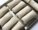 揚げない！クリームチーズと ささみ春巻き作り方8写真