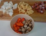 １㎝の大きさが食べやすい五目煮作り方1写真