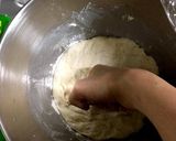 全粒粉ブルーベリーとクリームチーズのパン作り方2写真