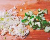 鶏豚肉で夏野菜の和風ガパオライス作り方2写真