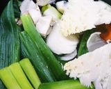 茸たっぷり牛テールと筋のかつカレー作り方2写真