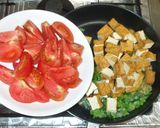 野菜豆だけ料理♪厚揚げトマトの味噌炒め作り方8写真