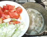 鶏ささみトマトの中華風卵スープ♪簡単作り方10写真