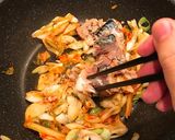 あさイチ　さば缶キムチ作り方2写真