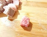 鶏豚肉で夏野菜の和風ガパオライス作り方3写真