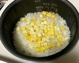 バター醤油でコク旨♡とうもろこしご飯作り方3写真