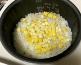 バター醤油でコク旨♡とうもろこしご飯作り方3写真