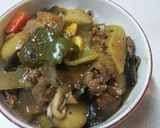 なす肉うま煮丼（血管ダイエット1256）作り方2写真