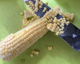 ヒゲも芯も入れて♪トウモロコシご飯作り方3写真